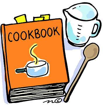 Library and online recipes.