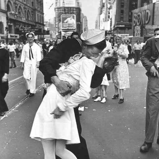 Life Magazine Kissing Couple World War II