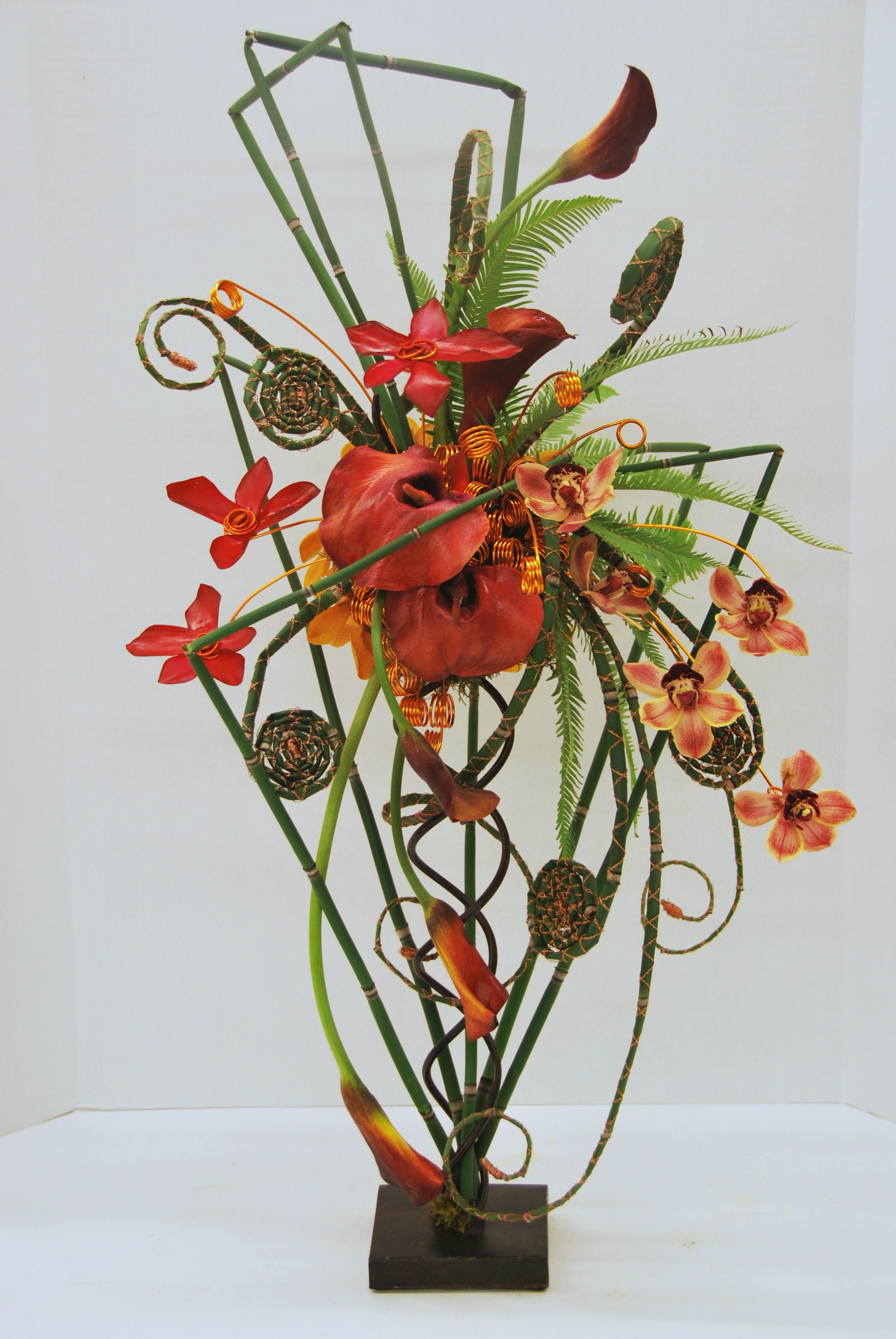 Abstract flower arrangement