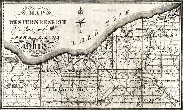 Western Reserve old map