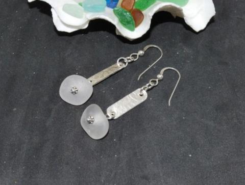 Beach Glass Earrings 