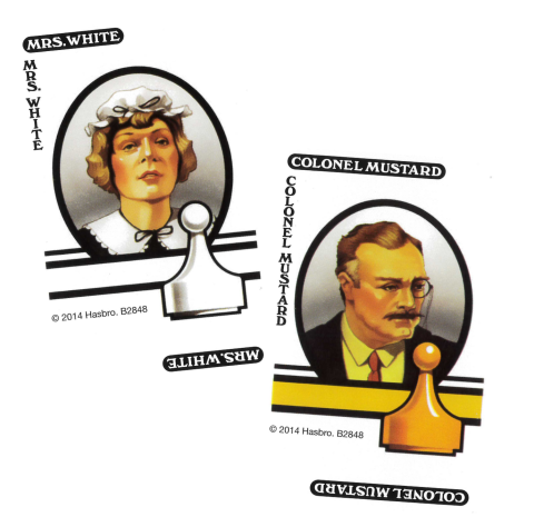 Mrs. White and Colonel Mustard