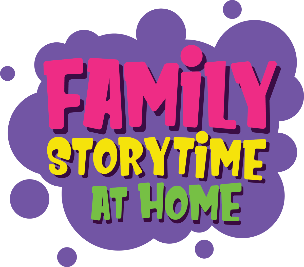 Family storytime at home