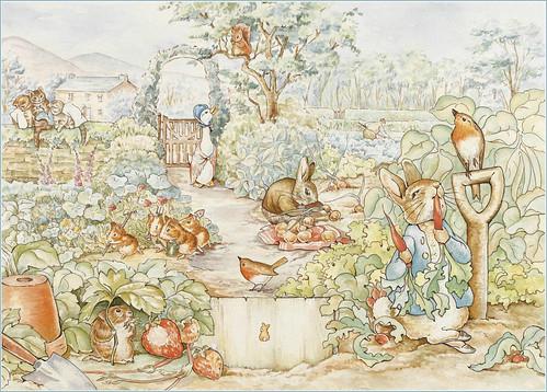 Watercolor Scenes, Beatrix Potter