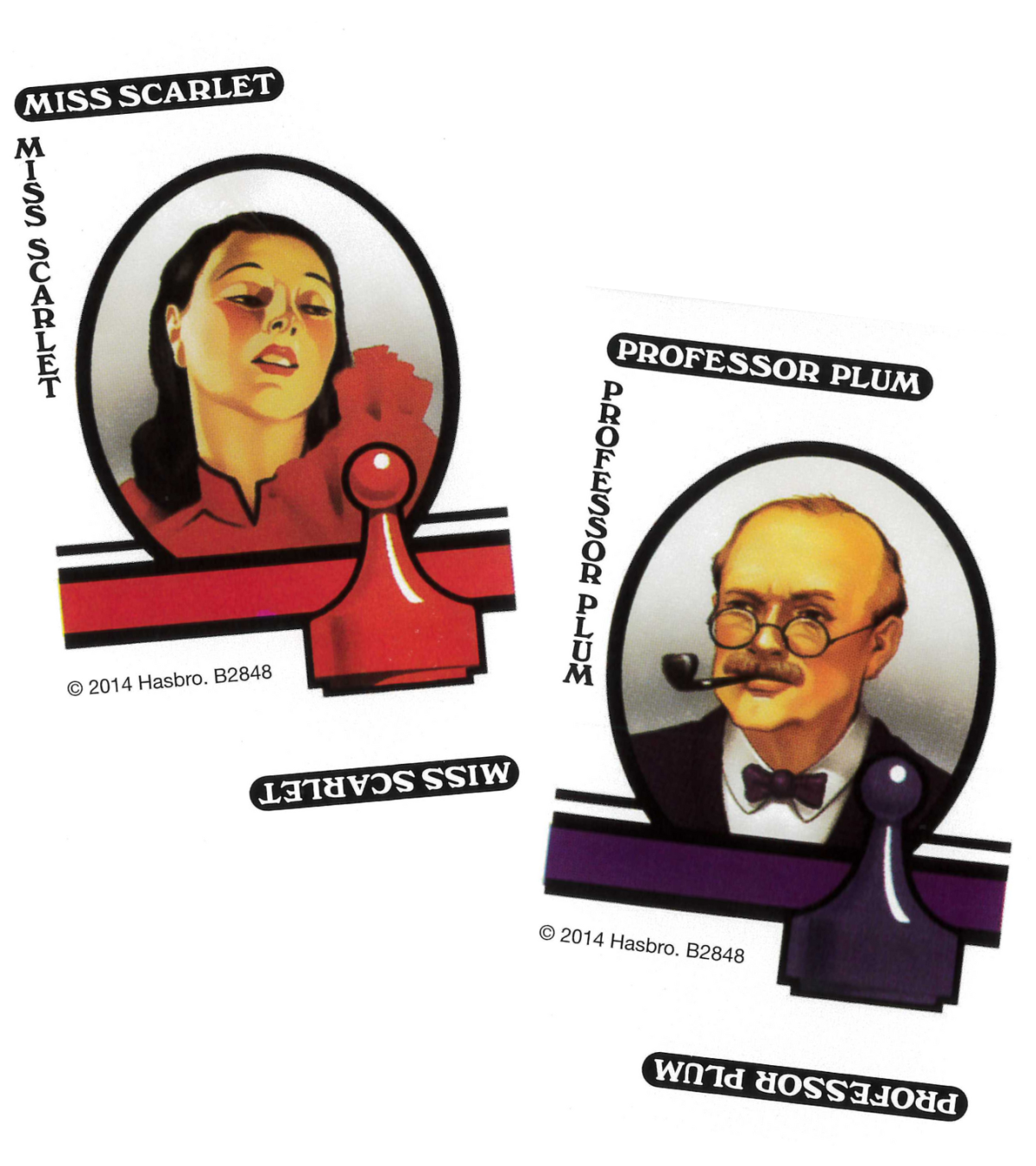 Miss Scarlet and Professor Plum